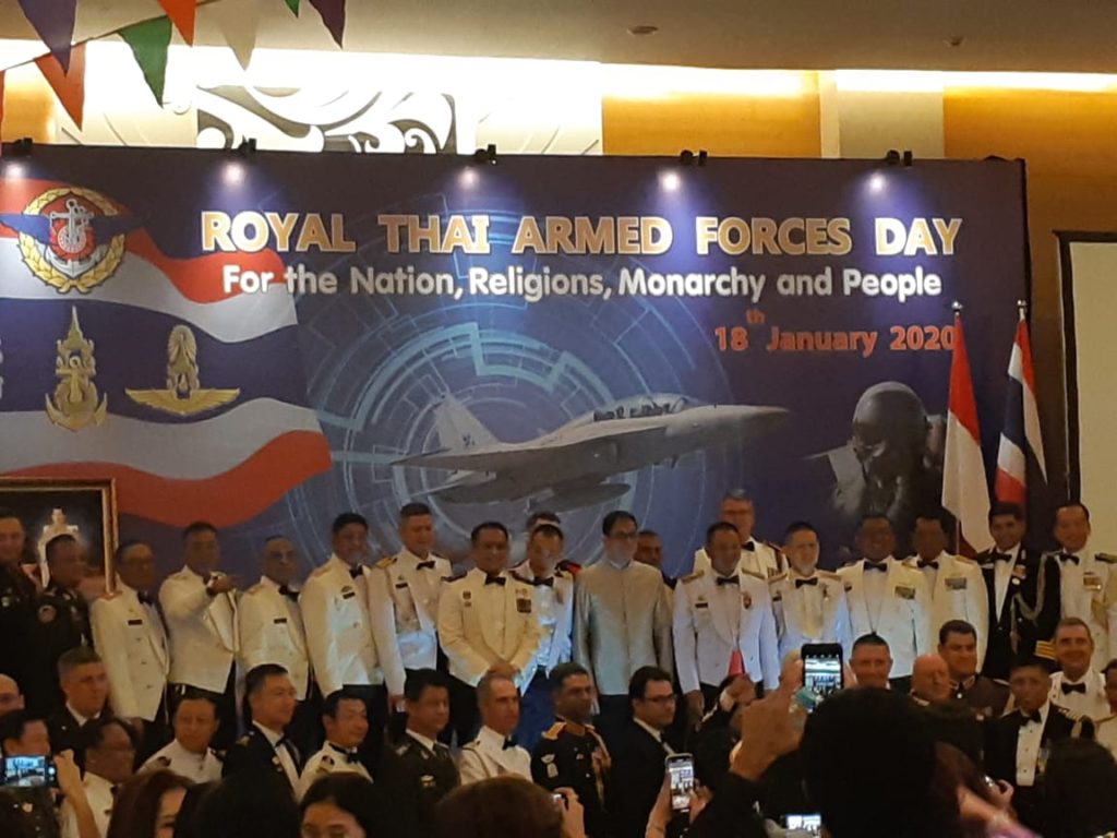 Para Atase Pertahanan Hadiri Ulang Tahun Militer Thailand